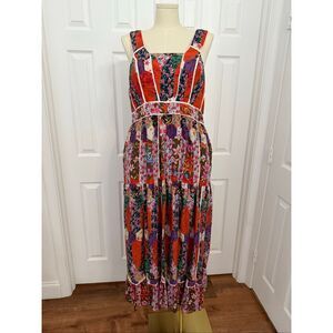 READ: Anthropologie Bhanuni by Jyoti Square Neck Maxi Dress Size 16W